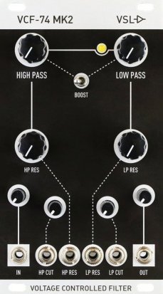 Eurorack Module VCF-74 MK2 from Vintage Synth Lab