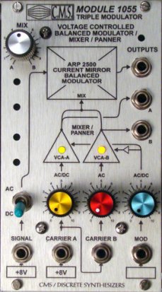 Eurorack Module 1055 Triple Modulator from CMS