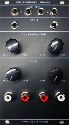 Eurorack Module Dual Reverberator MODEL 990 from Tokyo Tape Music Center