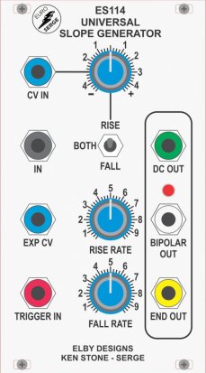 Eurorack Module ES114 - Universal Slope Generator from Elby Designs