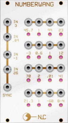 Eurorack Module Numberwang from Nonlinearcircuits