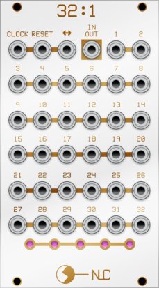 Eurorack Module 32:1 from Nonlinearcircuits