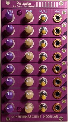 Eurorack Module Pulsate from Schreibmaschine Modular