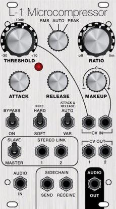 Eurorack Module L-1 Microcompressor (Clarke Panel) from L-1