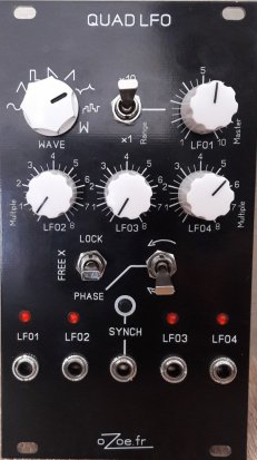 Eurorack Module QUAD LFO from oZoe.fr