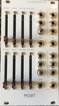 Eurorack Module MS507 Dual ADSR Envelope/Dual VCA from WYWS