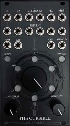 Eurorack Module THE CURSIBLE from Sacrament Modular