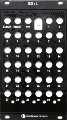 Eurorack Module 32:1 Magpie Panel from Nonlinearcircuits