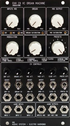 Eurorack Module ADDAC709C EHX C9 VC ORGAN MACHINE from ADDAC System