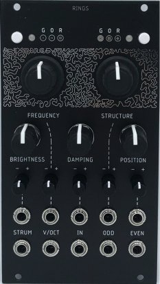 Eurorack Module Pau Modular MI Rings Clone from Other/unknown