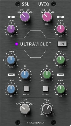 500 Series Module ULTRAVIOLET Stereo Equaliser from Solid State Logic