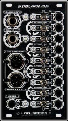 Eurorack Module Sync-Gen IILS from Innerclock Systems