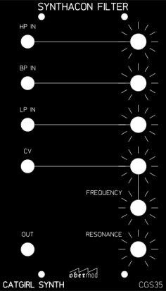 Frac Module Catgirl Synth Steiner Synthacon VCF from Other/unknown