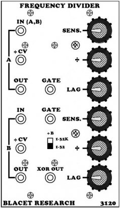 Frac Module Frequency Divider from Blacet