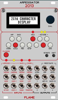 Eurorack Module Arpeggiator 2013 from Flame