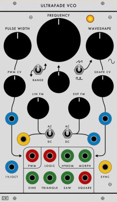 Serge Module Ultrafade VCO from Loudest Warning