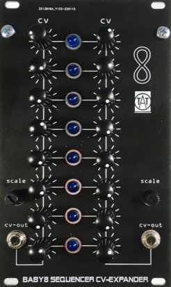 Eurorack Module Baby-8 cv-expander Eurorack module from Tear Apart Tapes