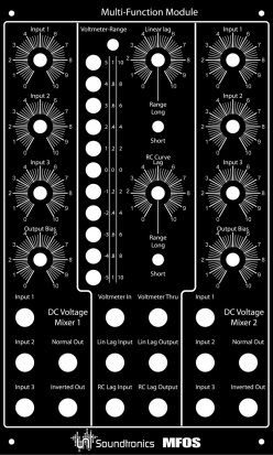 MOTM Module MFOS Multi Function Mixer Module from Soundtronics