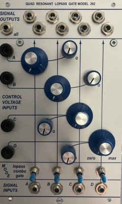 Buchla Module SynthThomas - Quad Resonant Lopass Gate - Model 292 from Other/unknown