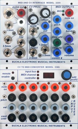 Buchla Module 225h+226h LEM3 Spider MIDI/CV Utilities from Buchla