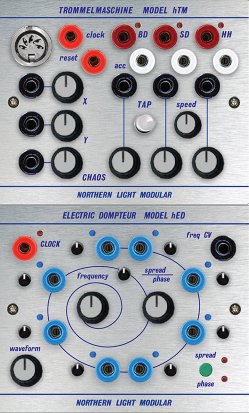 Buchla Module Northern Light - hCO (LFO) + hTM (Grids) from Northern Light Modular