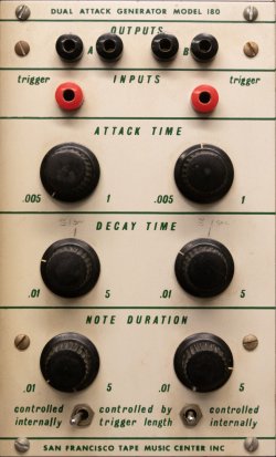 Buchla Module Dual Attack Generator model 180 from Other/unknown