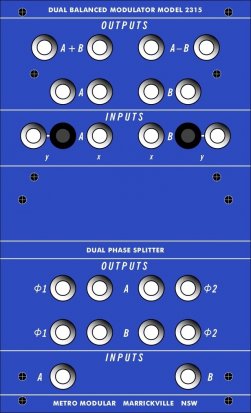 Buchla Module "Corlette" Dual Ring Modulator/Phase Splitter Model 2315 from Metro Modular