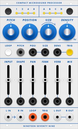 Buchla Module Compact Microsound Processor (CMP) from 1979