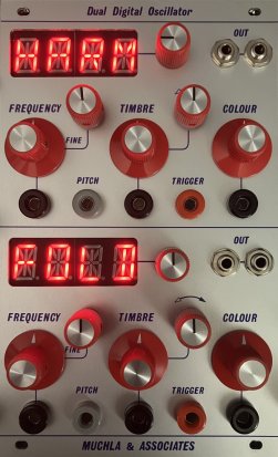 Buchla Module Dual Digital Oscillator (DDO) / Rogan knobs from Other/unknown