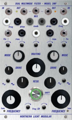 Buchla Module 2MF - Dual Multimode Filter from Northern Light Modular