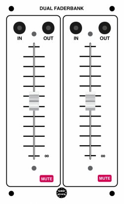 Serge Module DUAL FADERBANK (DFB) from Other/unknown