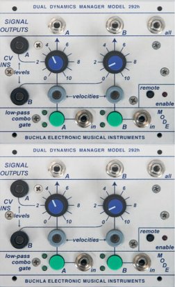 Buchla Module 292h 2x Dual Dynamics Manager from Buchla