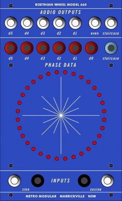 Buchla Module Boethian Wheel Model 660 from Metro Modular