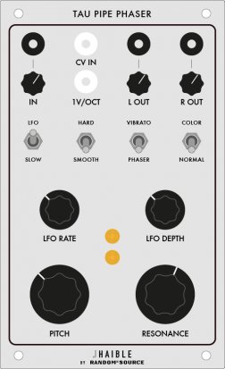 Serge Module Haible Tau Pipe Phaser from Random*Source