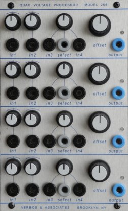 Buchla Module 254v from Verbos & Associates