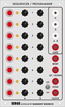 Serge Module Serge Sequencer / Programmer 8 (SEQ8) from Random*Source