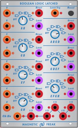 Buchla Module Boolean Logic Latched from Magnetic Freak