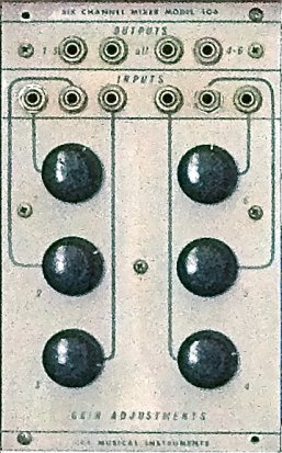 Buchla Module Model 106 Mixer from Buchla