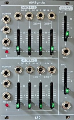 Eurorack Module AM8132 CV MIXER from AMSynths