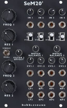 Eurorack Module DualSEM from Bubblesound Instruments