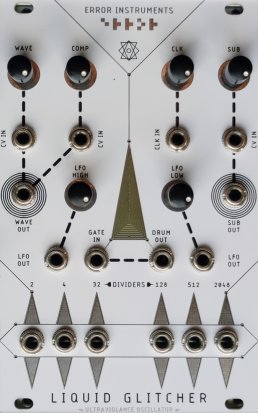 Eurorack Module LIQUID GLITCHER . milk bar from Error Instruments