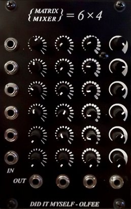 Eurorack Module {MATRIX MIXER} = 6 x 4 from Other/unknown