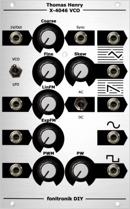 Eurorack Module Thomas Henry X-4046 VCO from Fonitronik