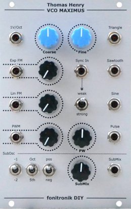 Eurorack Module VCO MAXIMUS from Fonitronik