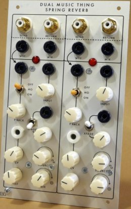 Serge Module Dual Music Thing Spring Reverb from Loudest Warning