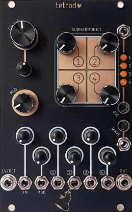 Eurorack Module Tetrad - Prototype from Tenderfoot Electronics