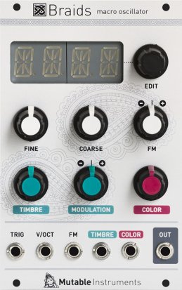 Eurorack Module Braids (2015) from Mutable instruments