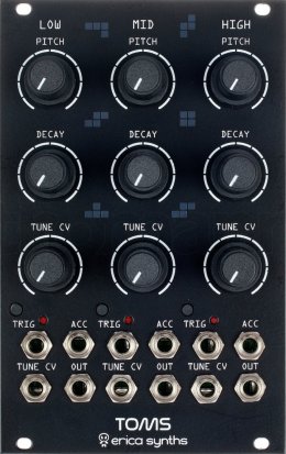 Eurorack Module TOMS (real panel) from Erica Synths