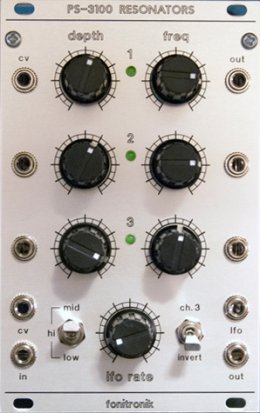 Eurorack Module Fonitronik PS-3100 Resonator from Manhattan Analog