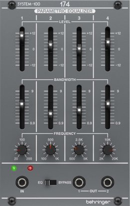 Eurorack Module SYSTEM 100 174 PARAMETRIC EQ from Behringer